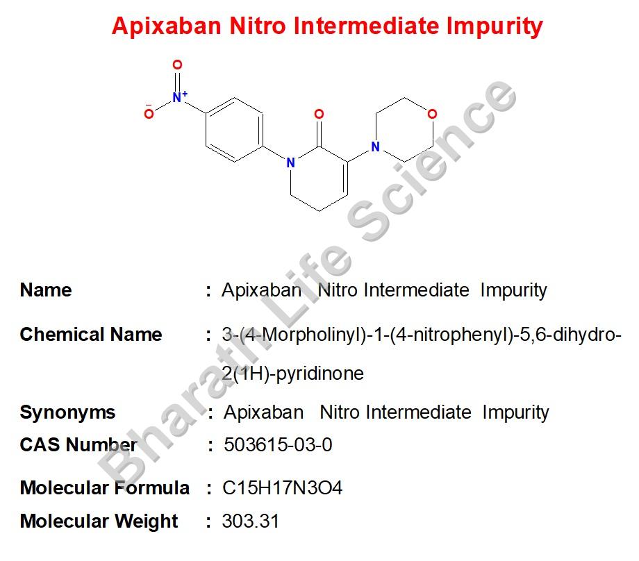 Apixaban   Nitro Intermediate  Impurity 